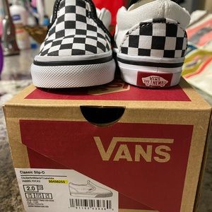 Toddler size 2 Classic slip on Vans